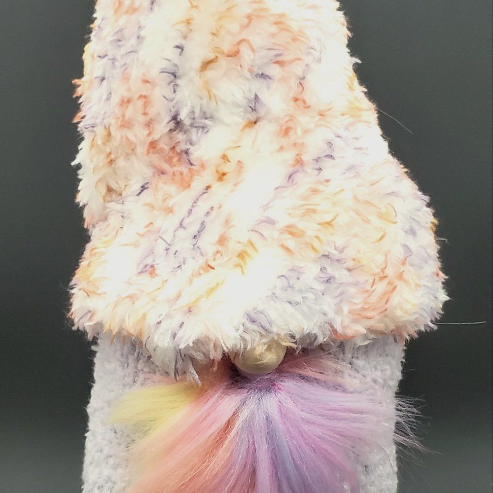 Fluffy Rainbow gnome